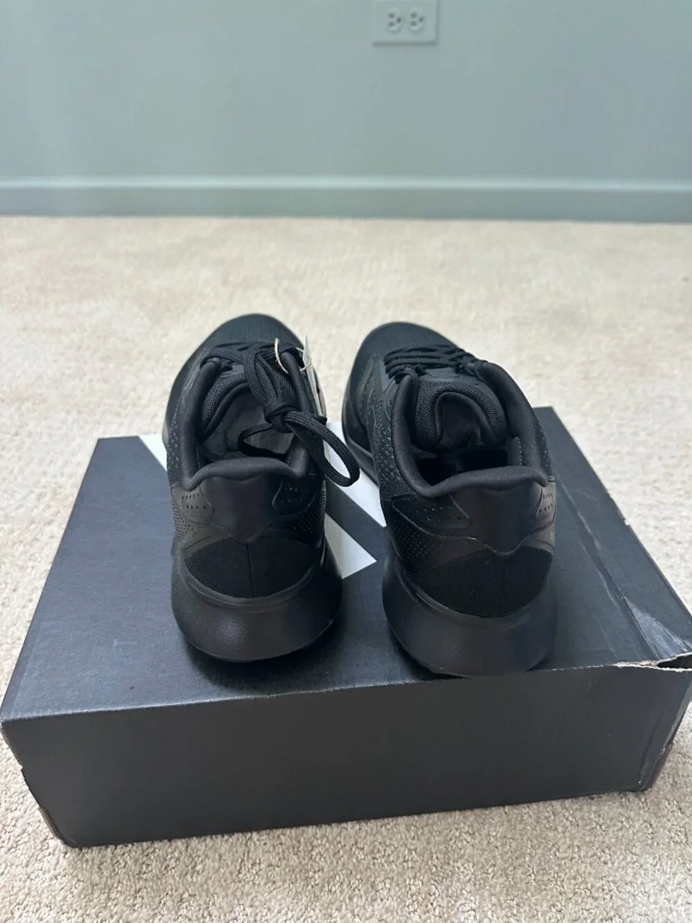 Adidas Duramo SL2 Running Shoes – Men's 11.5 – Triple Black – New in Box - Picture 5 of 6